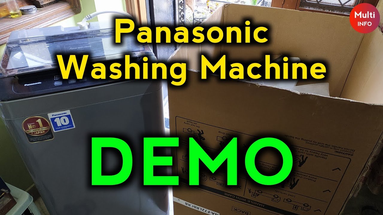 Best Panasonic Top Load Washing Machine 7.2 Kg Fully Automatic Demo 2022,Unboxing Under 15000