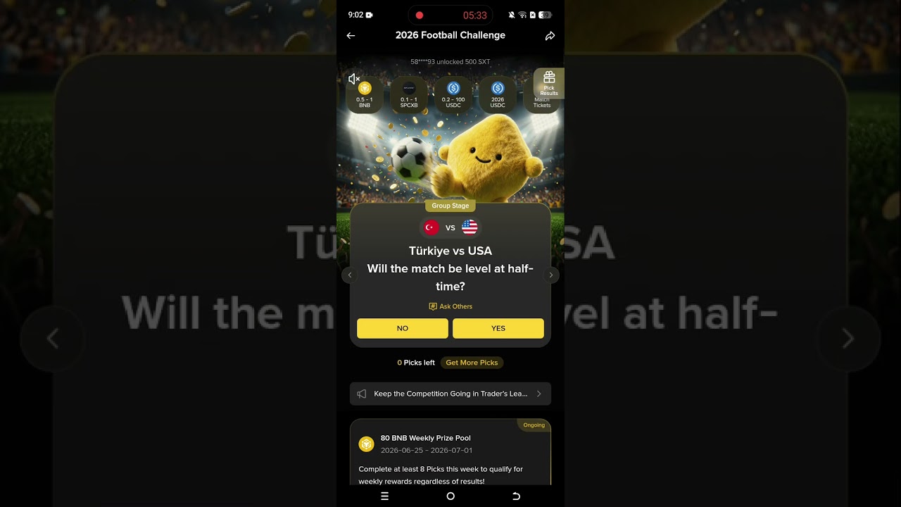 Binance football compaign free earning 🤑 || must join and make profit || 