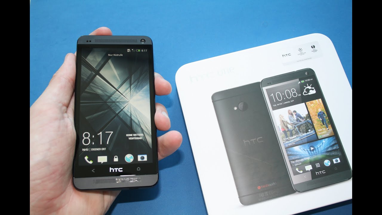 HTC One (Stealth Black) - Unboxing deutsch