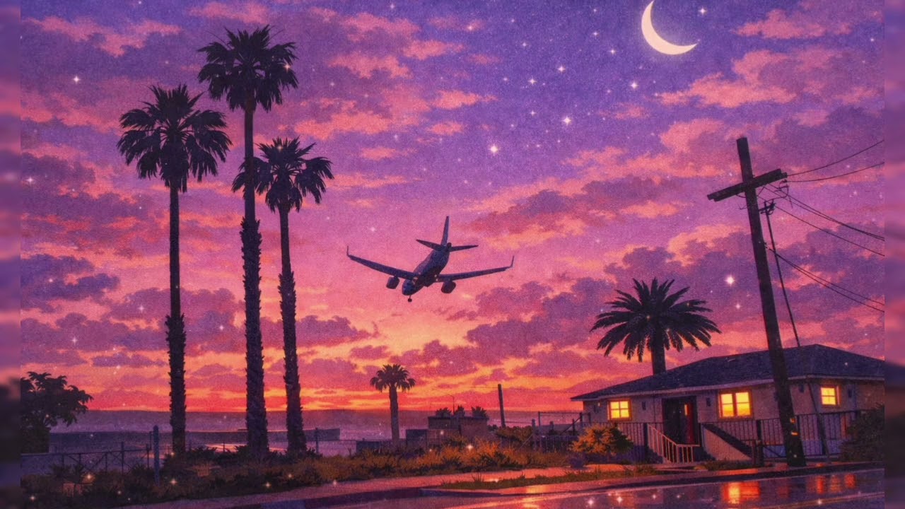 Lonely Sunset 🌇 – 1 Hour Lofi Chill Vibes
