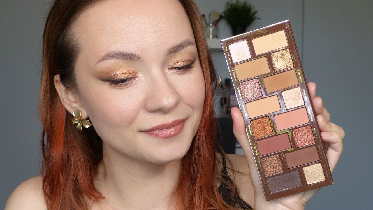 LA NOUVELLE PALETTE SUNSET STRIPPED DE TOO FACED 🤩 SWATCH, MAKEUP ET MON AVIS