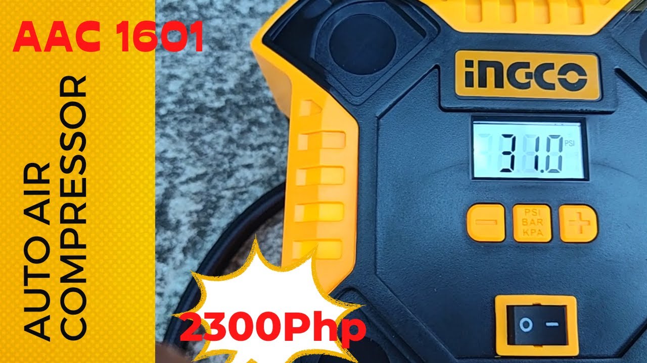 INGCO AAC 1601 AUTO AIR COMPRESSOR #suzukixl72022 #aac1601 #portableaircompressor