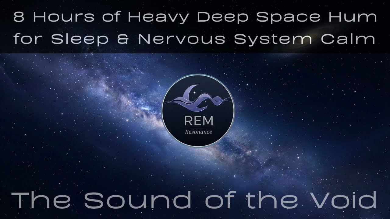 Heavy Deep Space Hum for Sleep & Nervous System Calm (8 Hours) – The Sound of the Void