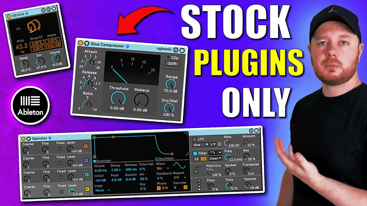 Making a Beat With Only Ableton Stock Plugins (No Third-Party VSTs)