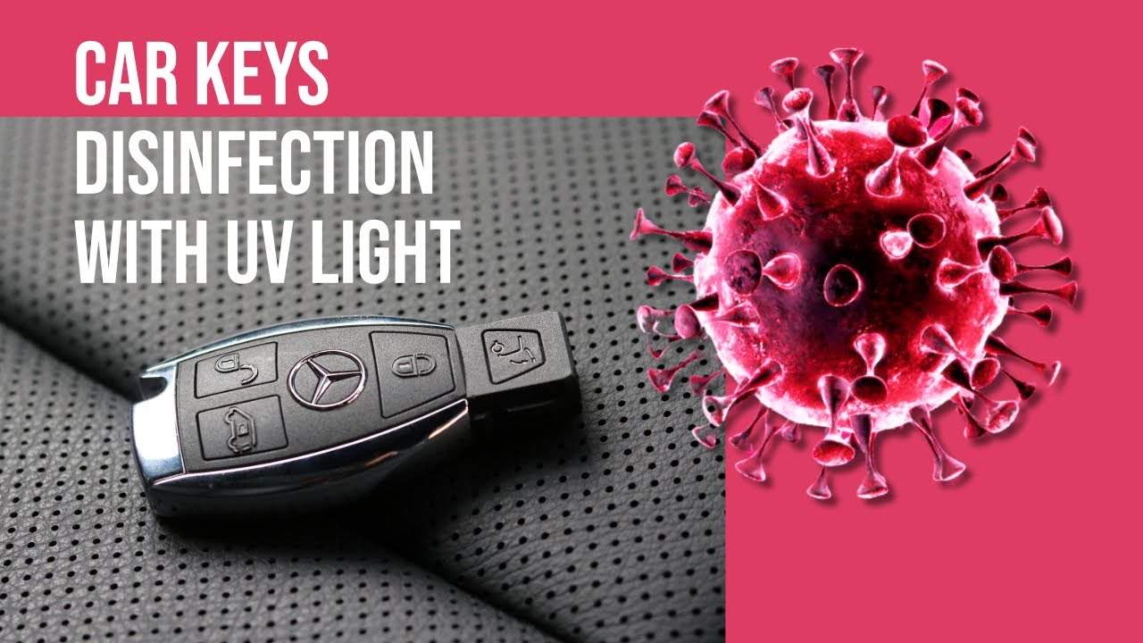 How to clean car keys with UVC-light [UV -disinfecting car keys with IQ Mobile box]