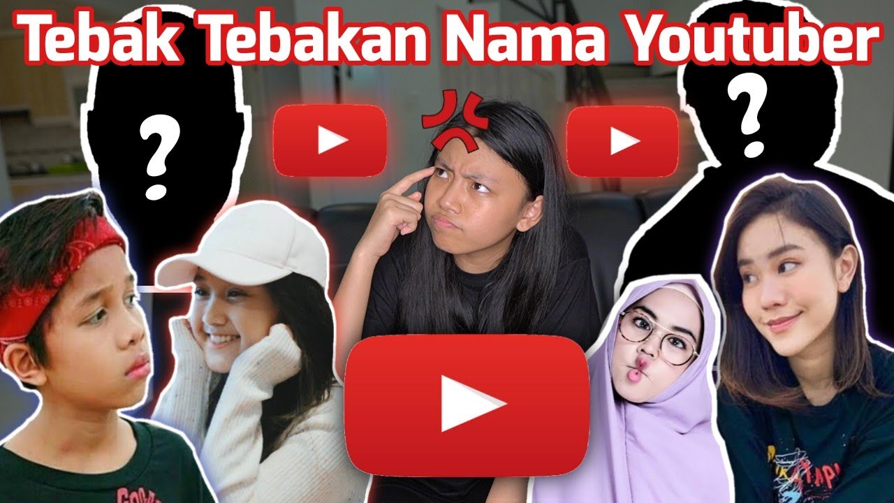 TEBAK-TEBAKAN NAMA YOUTUBERS ! Nasya Nyebut Nama Fateh Halilintar teruss.. Ada apa ya?