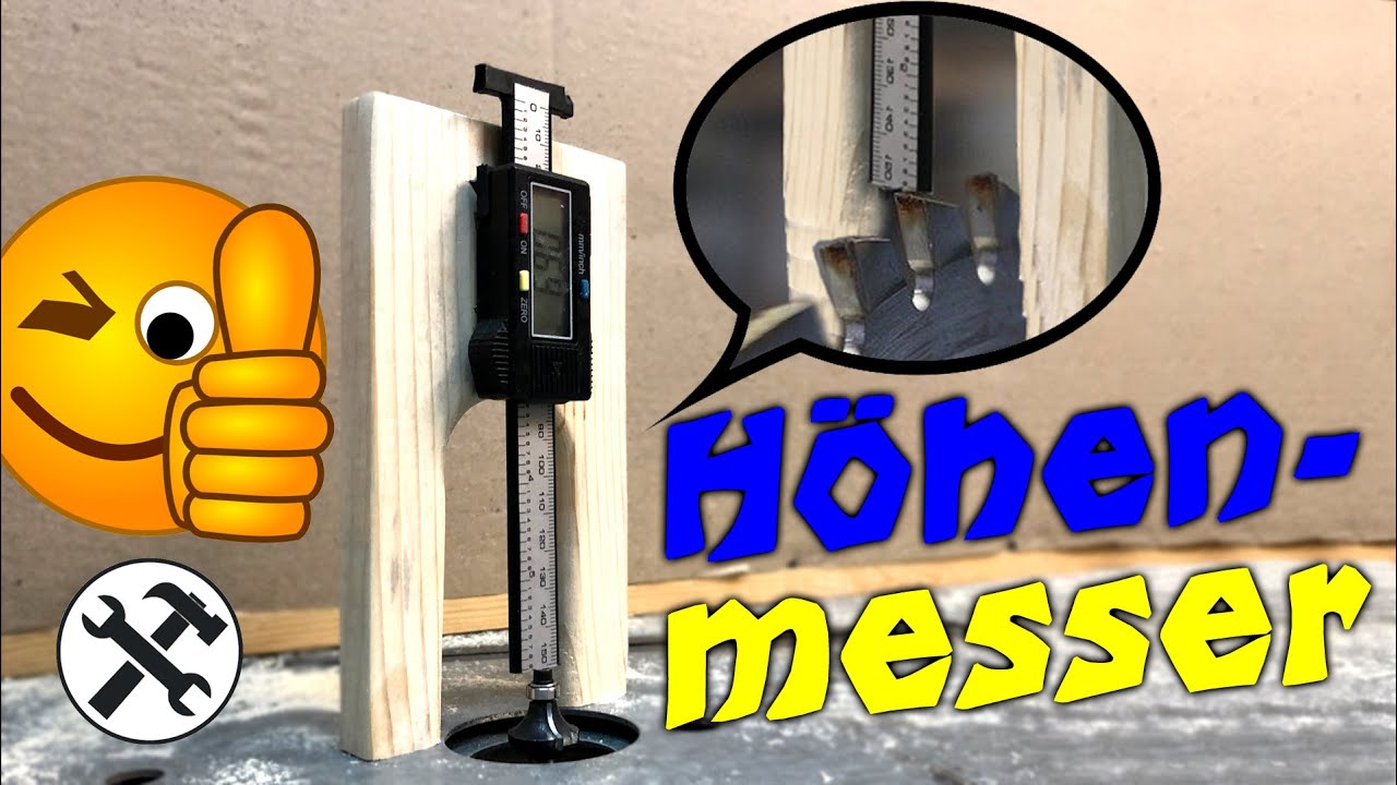 ► TOP-H&ouml;henmesser f&uuml;r die Tischkreiss&auml;ge und die Oberfr&auml;se | Digitales H&ouml;henmessger&auml;t