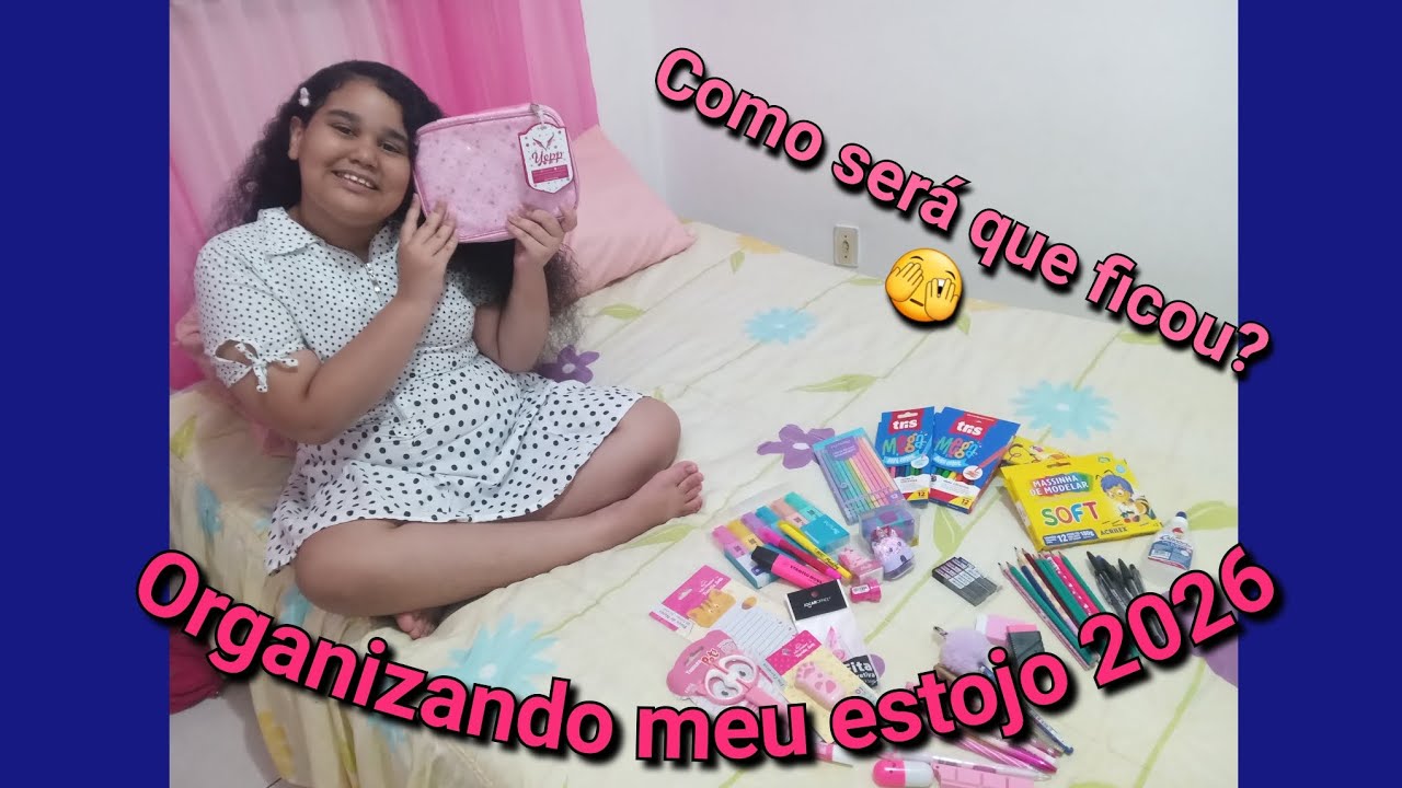 Organizando meu estojo 2026 💗 / Shamah 