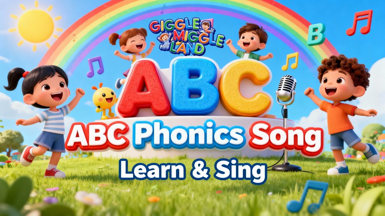ABC Phonics Song | Fun Alphabet Song for Kids | Learn ABC Letters & Sounds | Preschool Learning 🎶