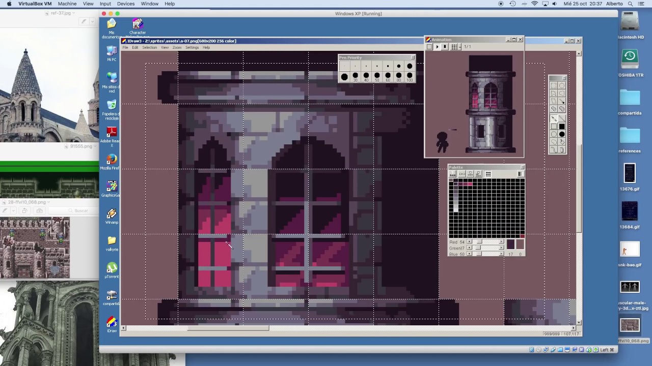PIXEL ART TIME LAPSE #98 - Fantasy Tower for Video Games