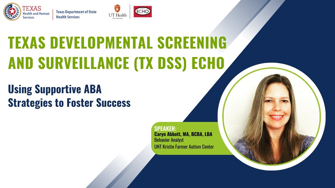 Texas Developmental Screening and Surveillance (TX DSS) ECHO: December 12th, 2025