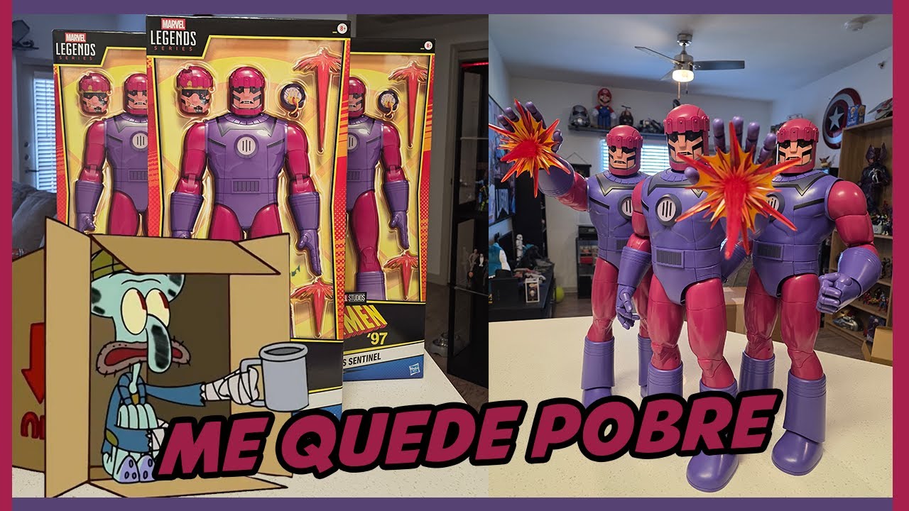 COMPRE 3 SENTINEL DE X-MEN 97 / HASBRO PULSE