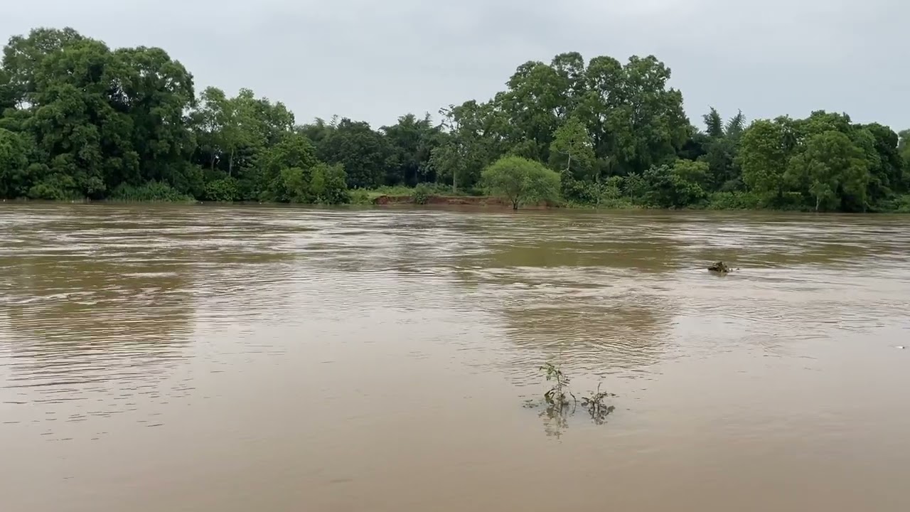 The Flow of the Salandi River During the Rainy Season
