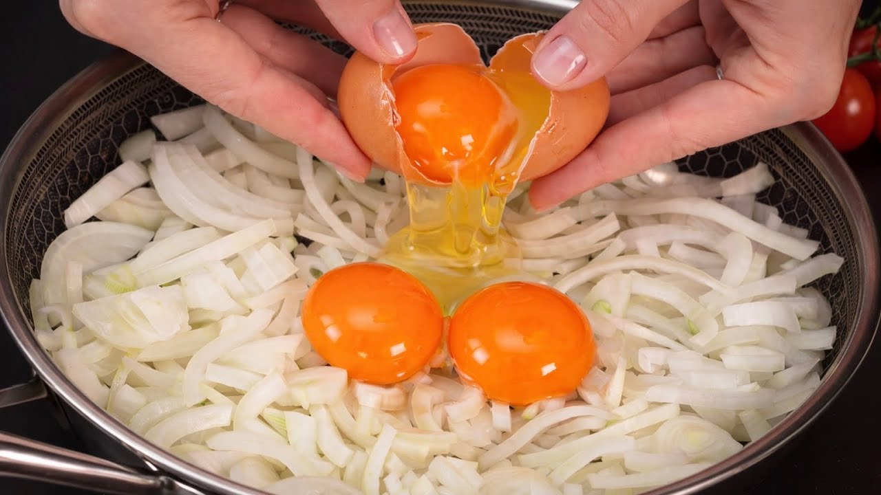 Nur Zwiebeln und Eier – keiner glaubt, wie gut das schmeckt!