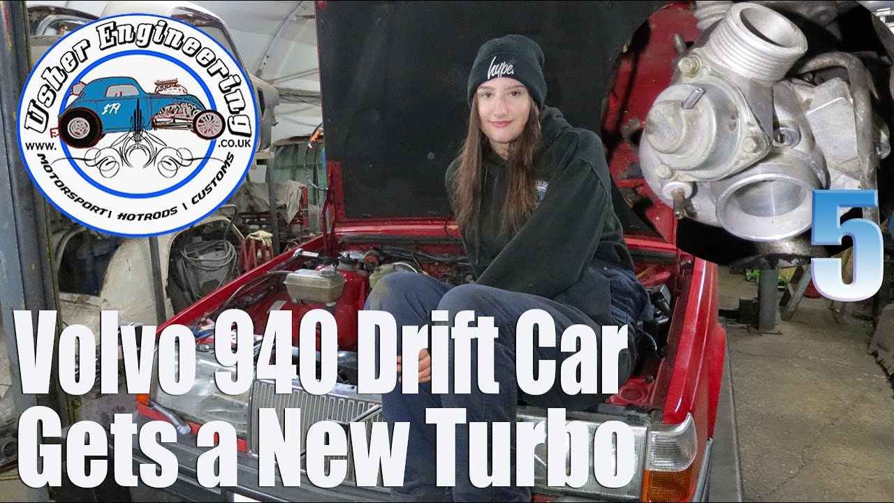 Volvo 940 Drift Car Project! Fitting the Turbo and Broken Stud Removal