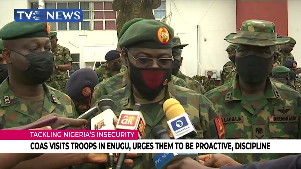 COAS Visits Troops In Enugu, Urges Proactiveness And Discipline