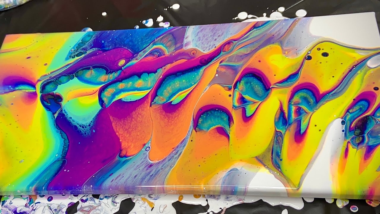 Fluid Art Experiments! Throw the Paint Down! Save those Colors!