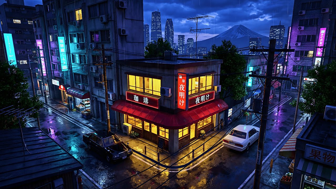 Tokyo Rain Lofi 🌃 Chill Beats to Study, Relax & Sleep