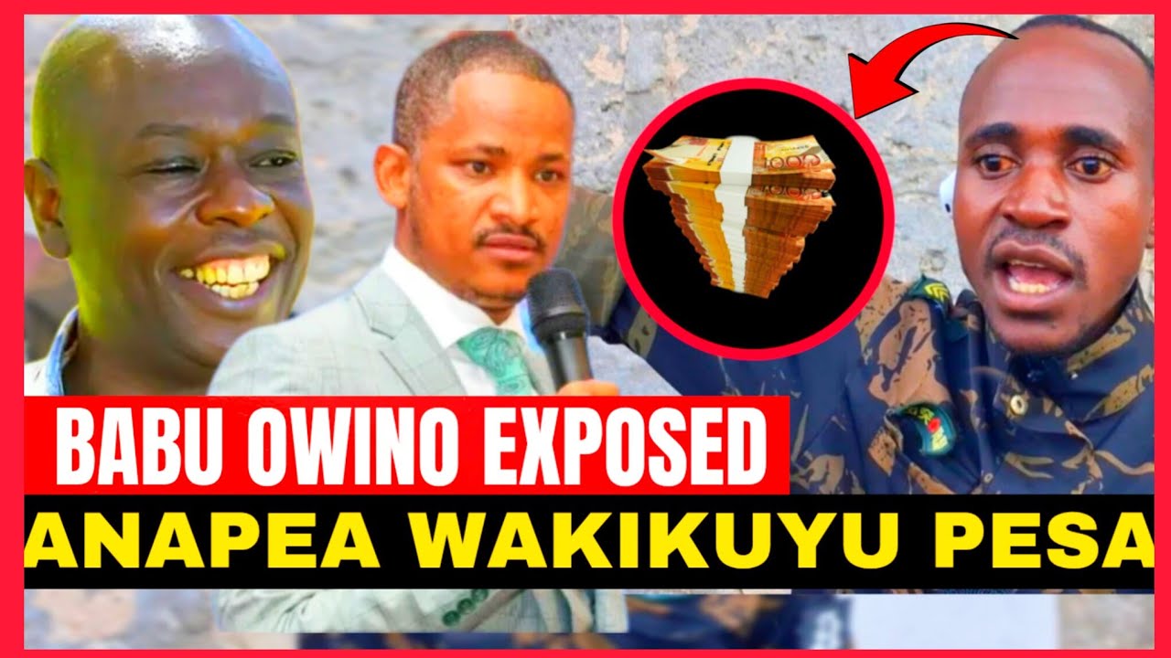 BABU OWINO ANAPEA WAKIKUYU PESA~FURIOUS BUNGE LA MWANANCHI SAYS