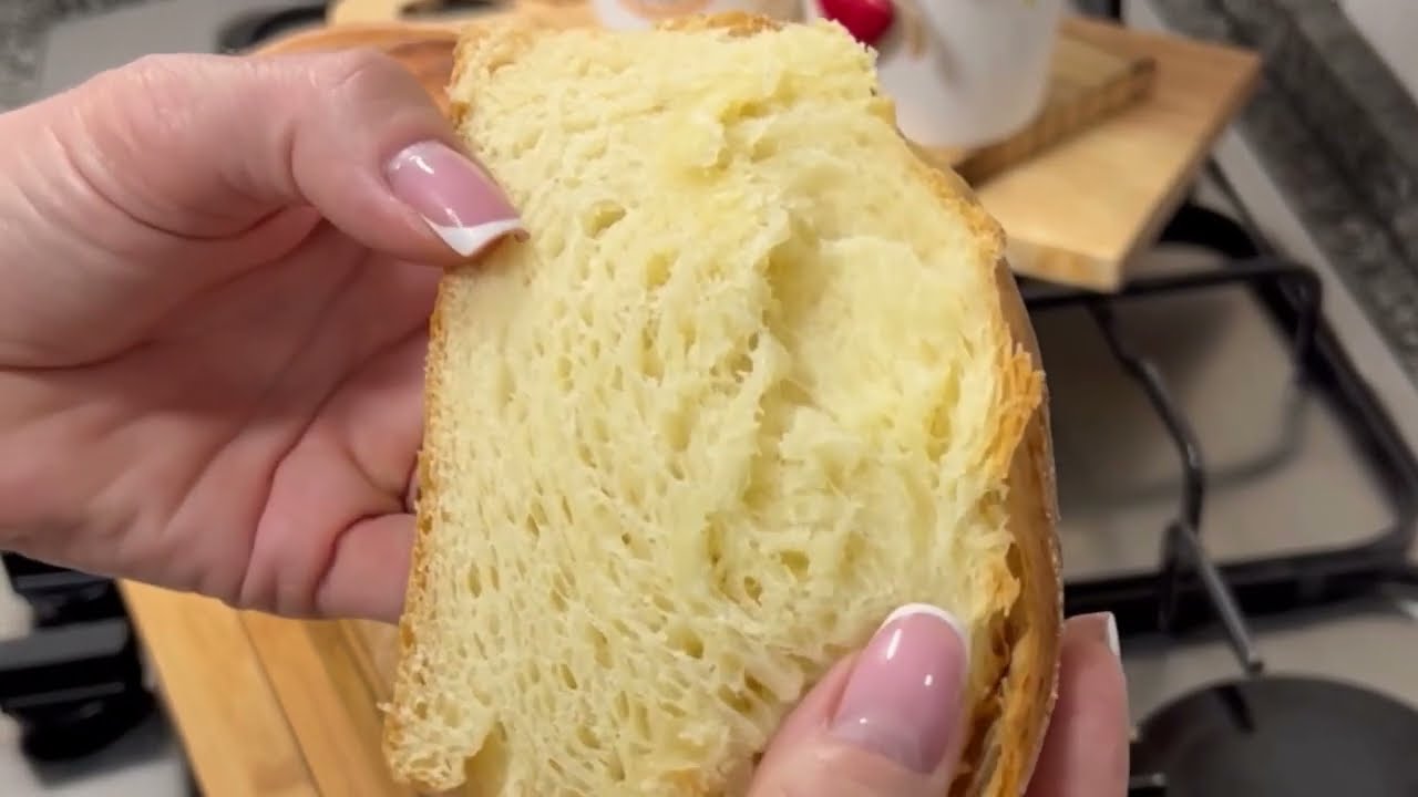 PÃO SEM SOVA - massa pronta em 5 minutos.