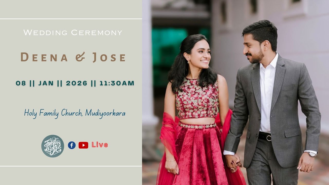 𝐖ᴇᴅᴅɪɴɢ 𝐂ᴇʀᴇᴍᴏɴʏ  || DEENA & JOSE