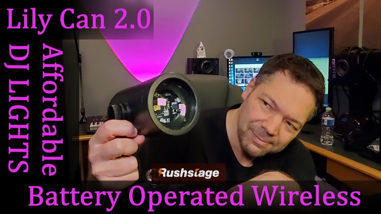 Rushstage Lily 2.0!  A cool little battery operated, wireless lighting fixture!