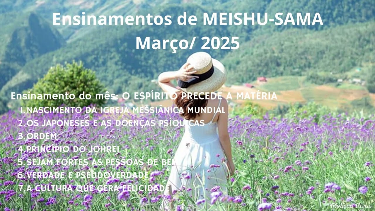 Áudio Ensinamentos de Meishu-Sama - Março/ 2025