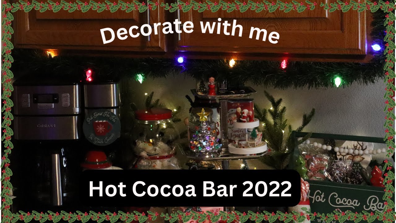 Christmas Cocoa Bar - Decorate With Me
