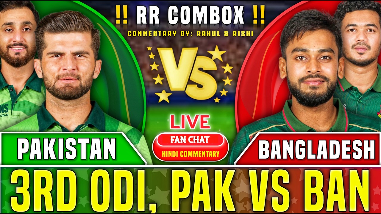 Pakistan vs Bangladesh, 3rd ODI Pakistan tour of Ban 2026 - Live Score & Commentary | 2nd Inning |
