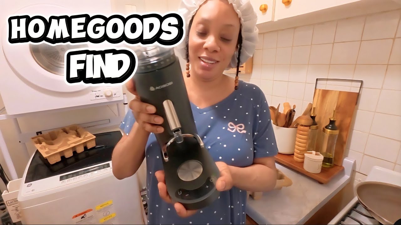 NYC LIVING: Coffee Upgrade ☕ | Aobosi Grinder + HomeGoods Run
