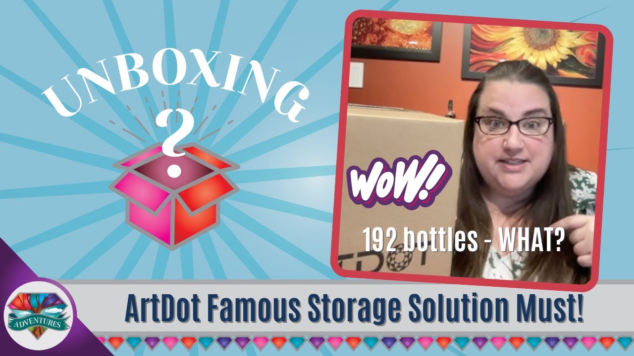 An ArtDot Storage Solution Must with 192 BOTTLES! 💎 diamond painting 💎