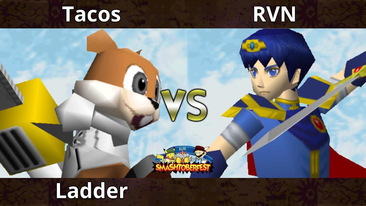 Smashtoberfest 2022 - Tacos  (Conker) Vs. RVN (Marth) SSB64 Smash Remix Tournament