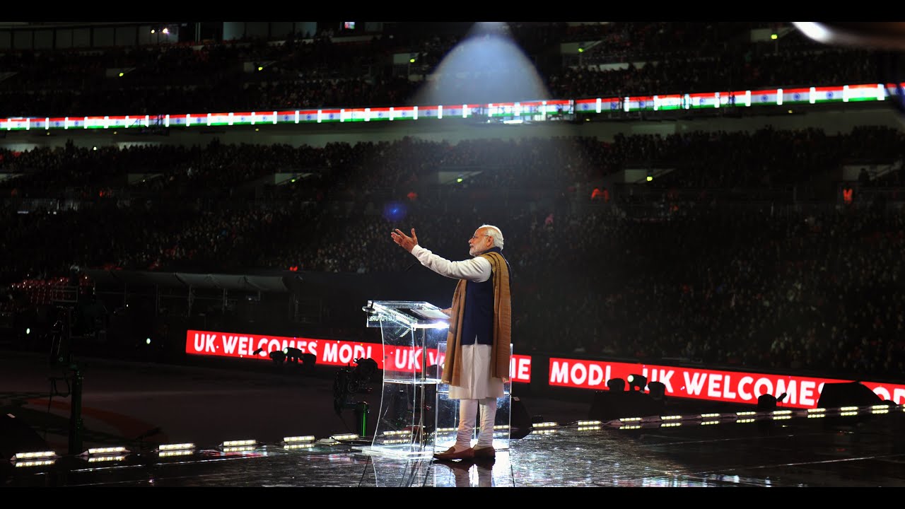 PM Modi's speech at the Community Address in Wembley Stadium, London
