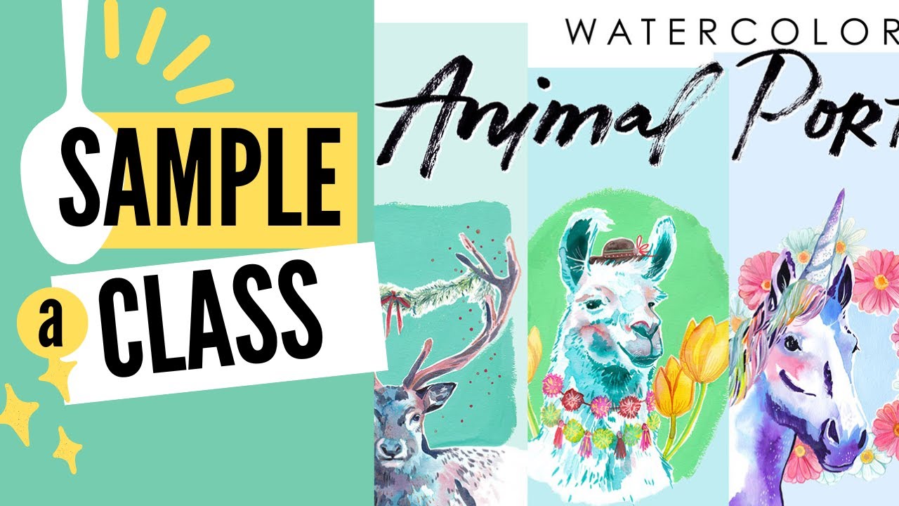 Watercolor Animal Portraits: Squirrel Painting
