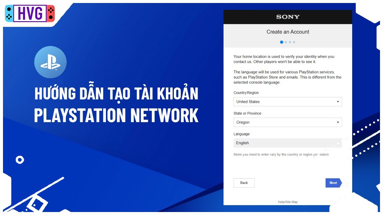 Hướng dẫn tạo tài khoản PSN đủ các phân vùng (update 2025)