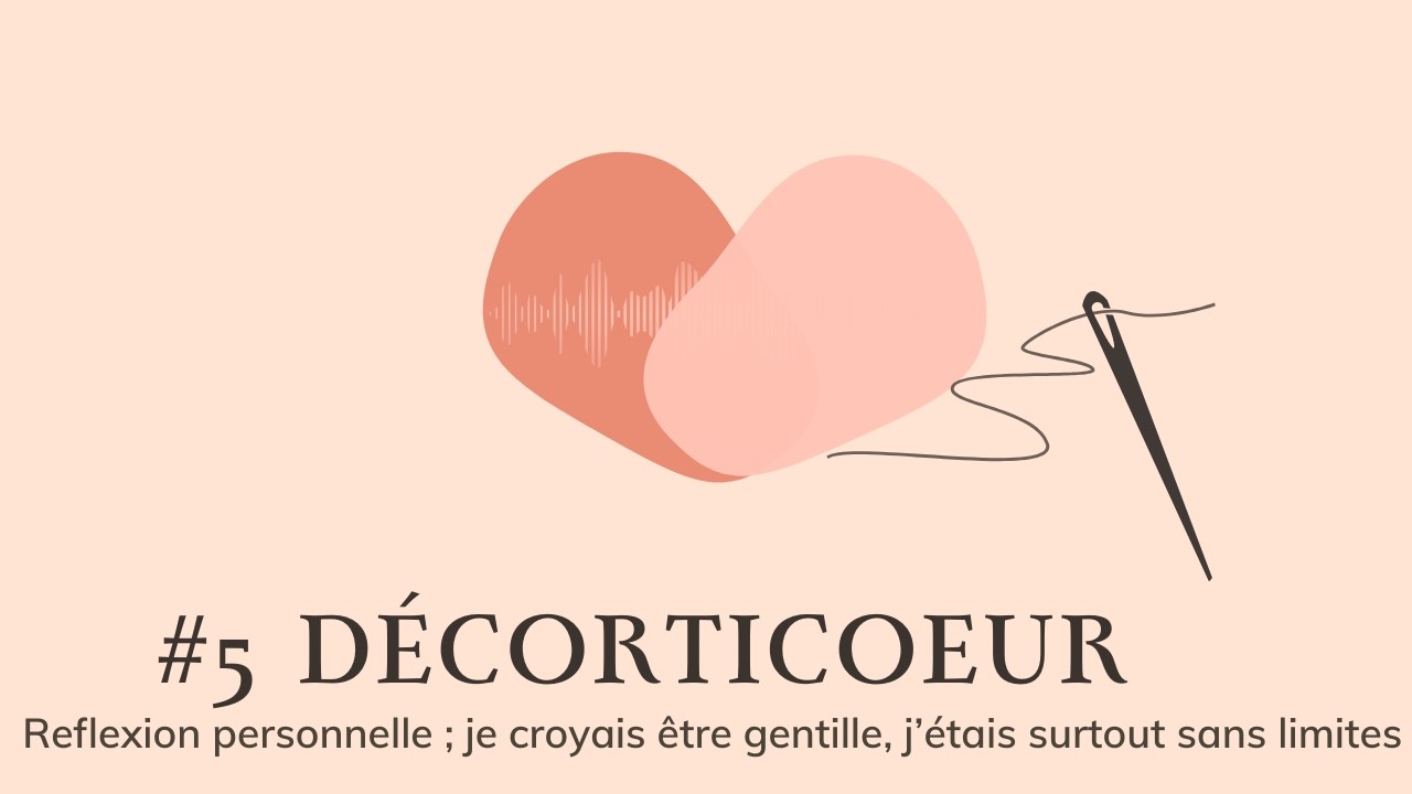 Ep 5 - Réflexion personnelle ; je croyais être gentille, j'étais surtout sans limites