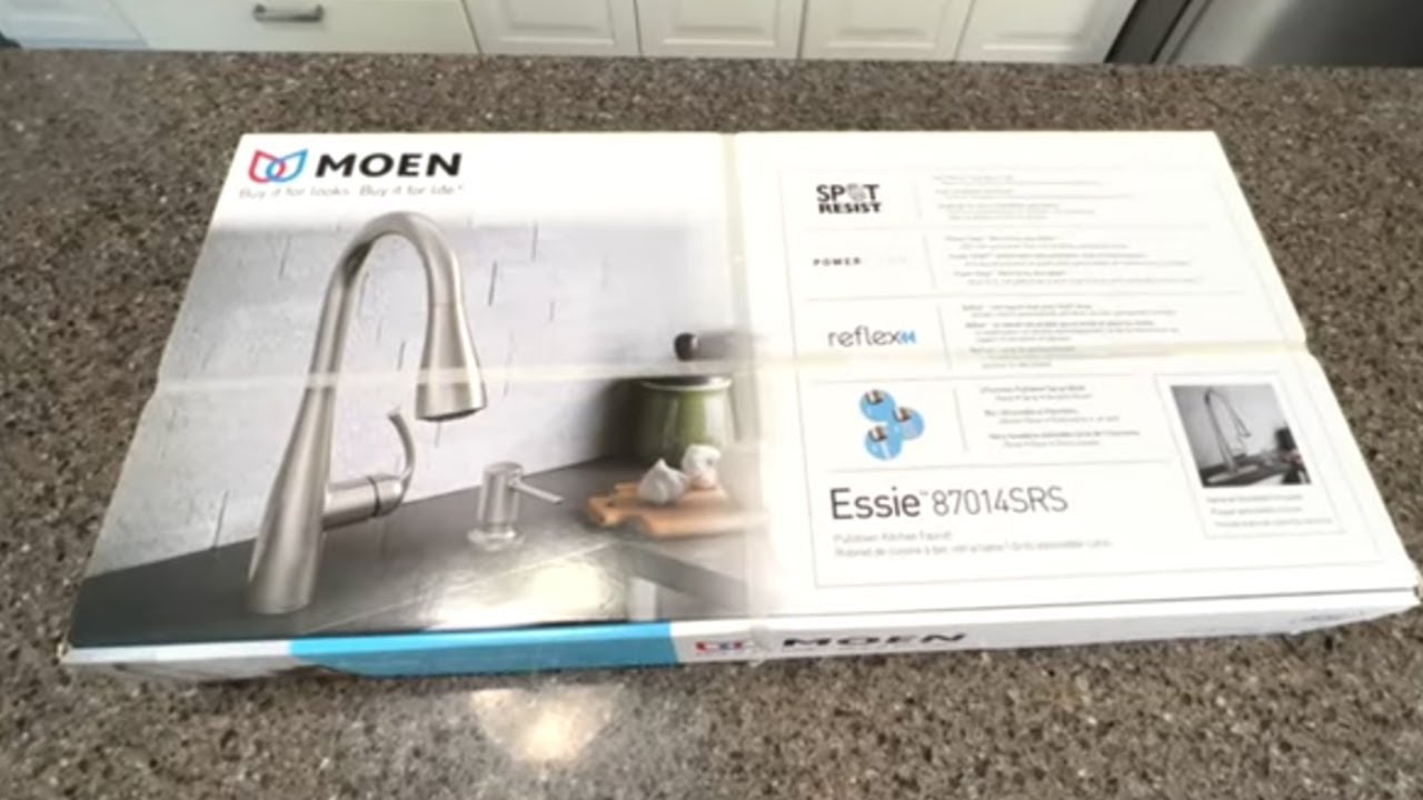 Как установить кухонный смеситель с выдвижной ручкой | Moen Single Handle