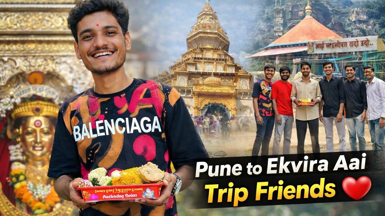 BHAKTI VALI TRIP l With Bunny 😊#FriendsTrip#PuneVlog#DagdushethGanpati