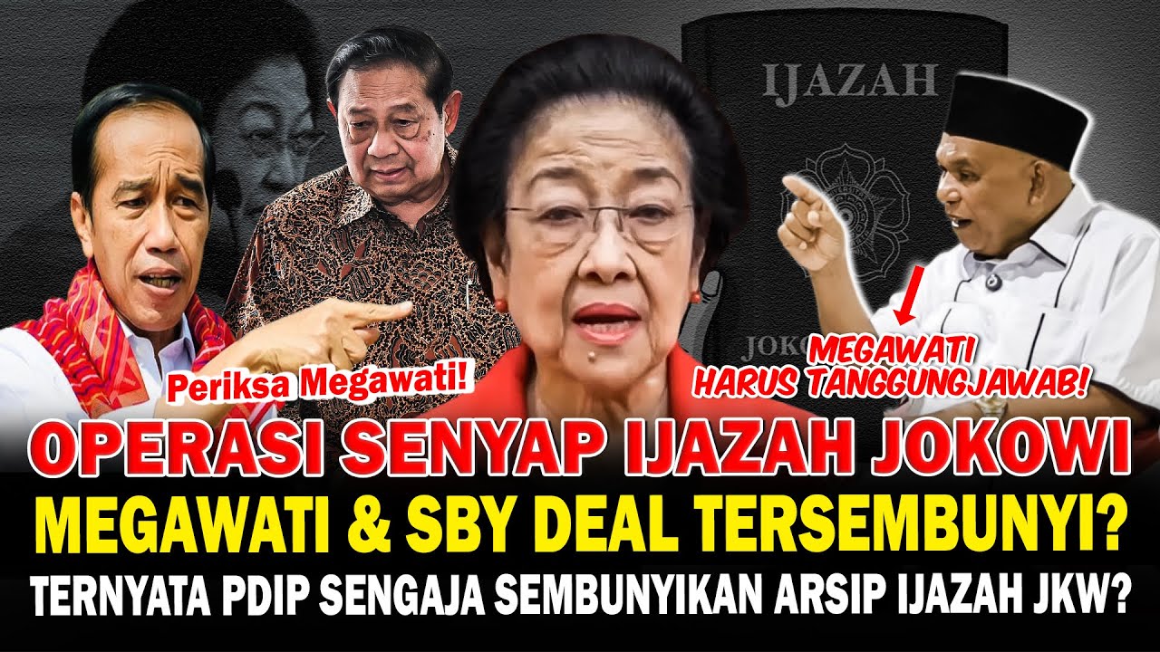 Operasi Senyap di Balik Ijazah Jokowi! Megawati & SBY Dalang?