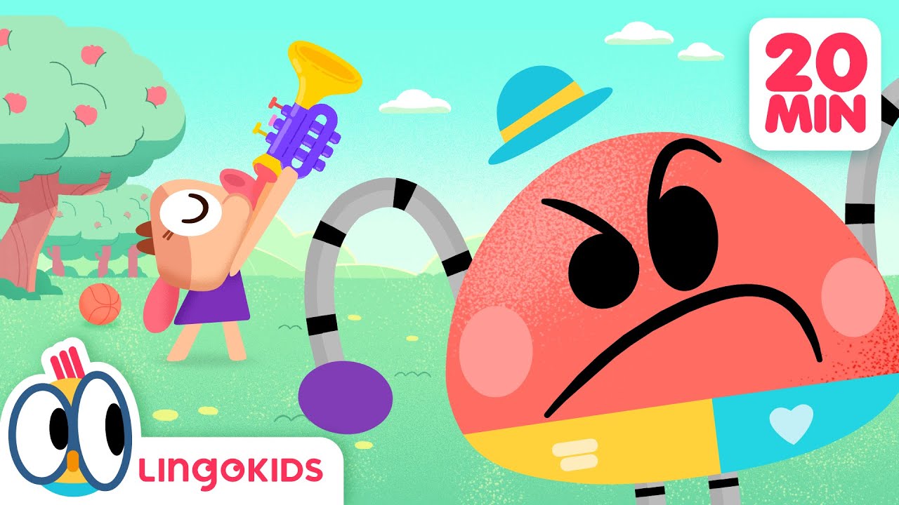 Backyard Tales with BABY BOT! 🌳 Fun Cartoons for Kids | Lingokids