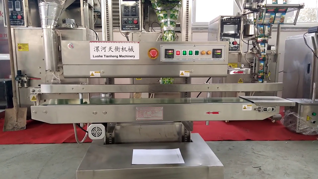 Sealing bag machine for platic bag sealing