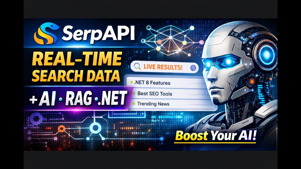 SerpAPI Explained | Real-Time Search Data for AI, Agnet AI, RAG & .NET Applications