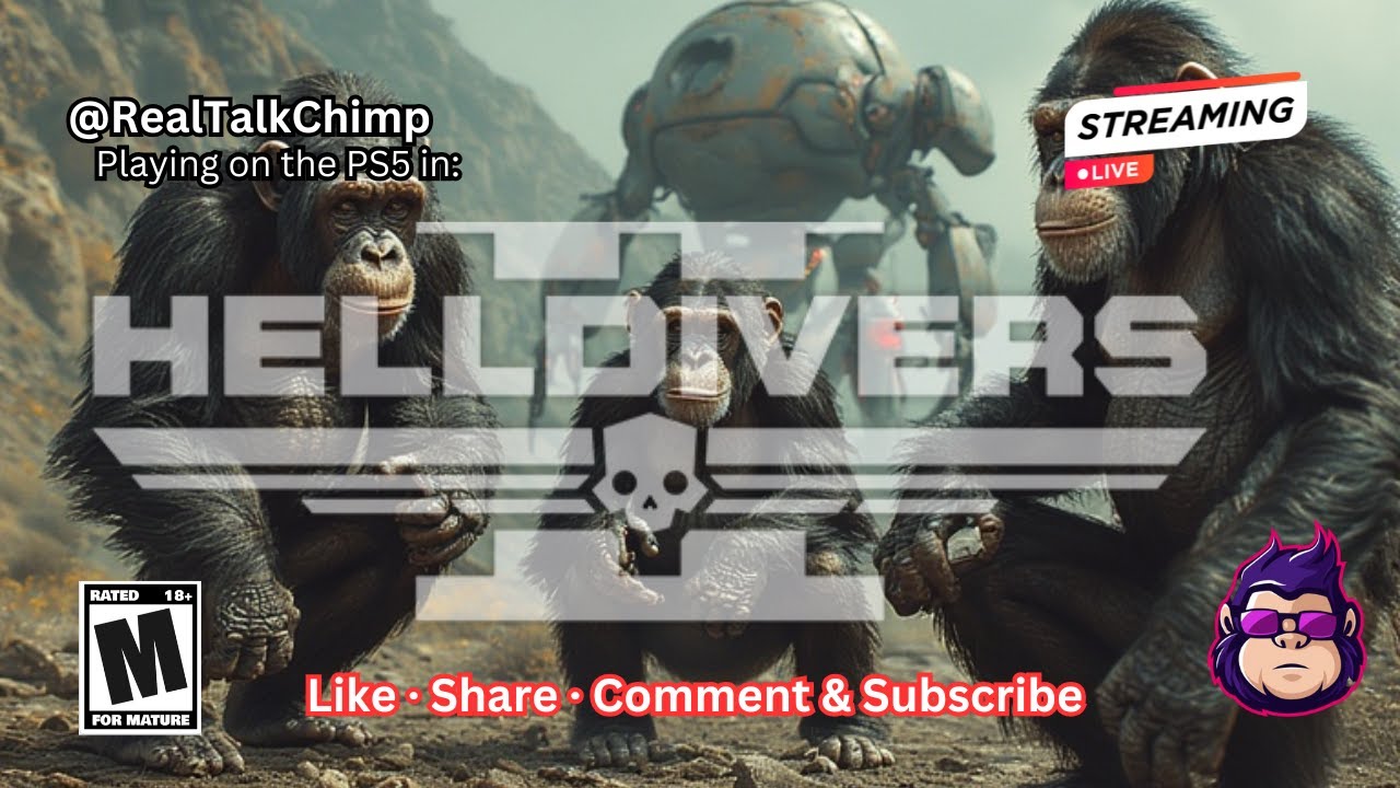 Helldivers 2 - Live on PS5 #PS5Live #helldivers2 #gaming #hordeshooter #funny