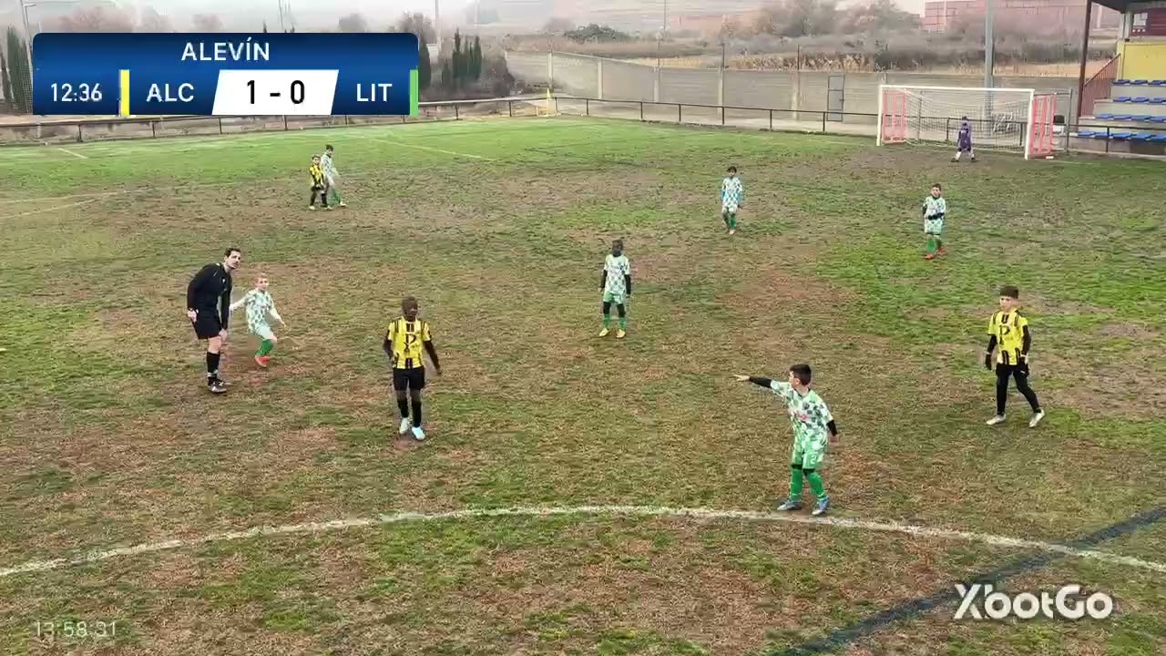ALEVÍN: ALCOLEA B 5-0 LA LITERA (20.12.25)
