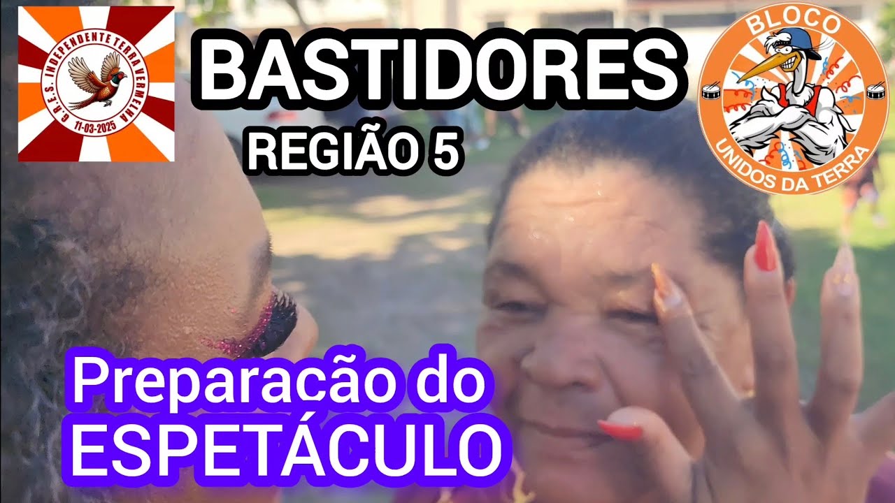 BASTIDORES. Assista os últimos momentos da preparação do desfile da INDEPENDENTE DE TERRA VERMELHA. 