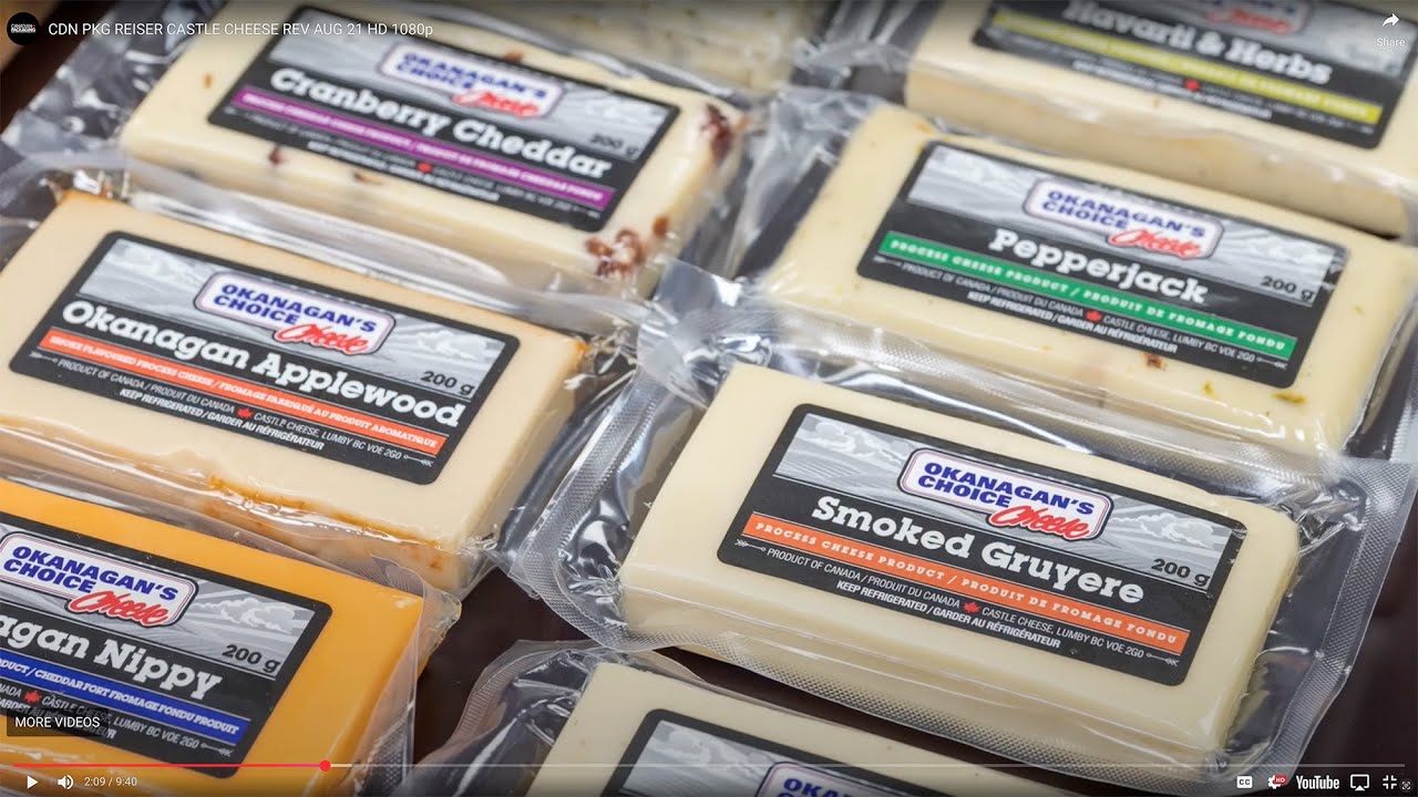 Canadian Packaging: Castle Cheese, Reiser