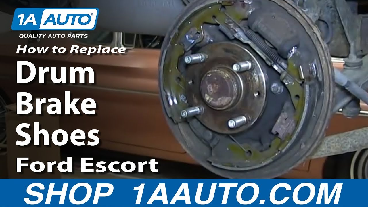 How to Replace Brake Shoes 91-03 Ford Escort