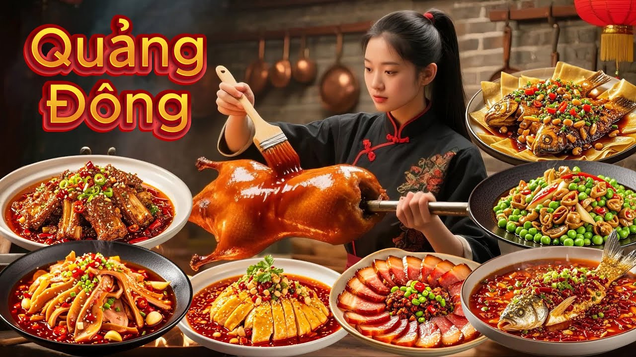 Ngon đậm đà với các món ăn nứt tiếng Quảng Đông | Khám phá ẩm thực truyền thống Trung Quốc