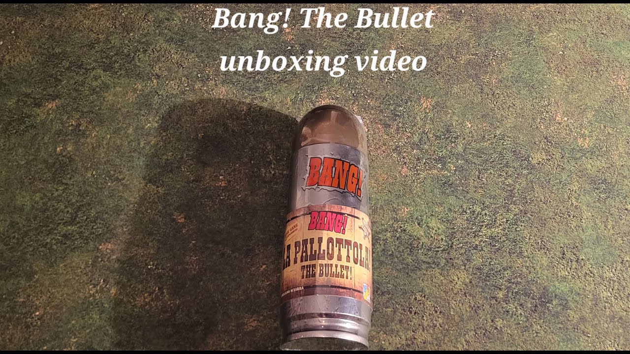 Bang! The Bullet unboxing video