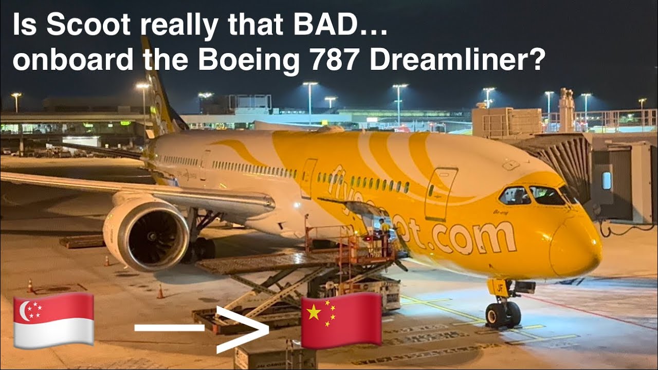 TRIPREPORT | ECONOMY CLASS (Super Seat) | Scoot | Singapore - Guangzhou | Boeing 787-9 Dreamliner